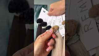 Making Keratin Tip Hair Extensions in Your Own Shop haireducation hairextensions hairsalon [upl. by Verdi]