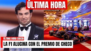 💥EL NUEVO e IMPACTANTE PREMIO de CHECO PÉREZ que ASOMBRA a la F1 [upl. by Giacamo]