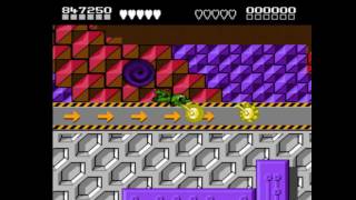 Nes  Battletoads Level 11  ClingerWinger [upl. by Arrotal]