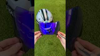 How to Put a SHOCVisors Zero G Purple Rain Visor on a Riddell SpeedFlex fyp foryou nfl [upl. by Areivax]