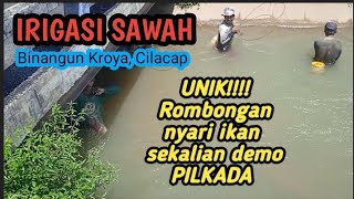 CARA UNIK MENCARI IKAN DI SUNGAI IRIGASI [upl. by Letty]