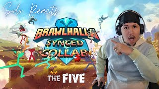 The Brawlhalla Synced Collab  THE FIVE REACTS [upl. by Nisaj]