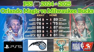 PS5 NBA 2K24 Milwaukee Bucks vs Orlando Magic ps5 nba basketball nba2k24 [upl. by Niwrad696]