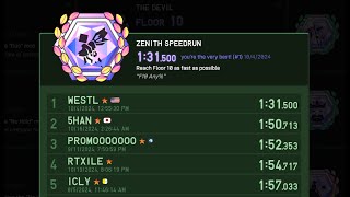 ZENITH SPEEDRUN 131 WR  Holding 5 PPS for 5 MINUTES TETRIO [upl. by Webb330]