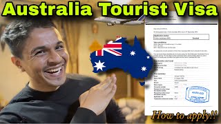 AUSTRALIA TOURIST VISA  How to apply  complete guide [upl. by Idnym]