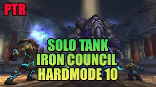 Solo Tank Iron Council HM 10 Prot Paladin POV  WotLK Classic PTR [upl. by Griselda]