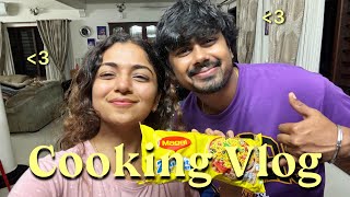 Cooking Vlog🤌🏻 Hansika Krishna  Aswin Ganesh [upl. by Unhsiv]