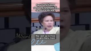 GINAGALANG ang mga senador noon Ngayon nakakawala ng respeto 😔 miriam best senator trending [upl. by Amsirhc634]