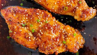 Honey Garlic Chicken Breast Recipe [upl. by Aihsenor]