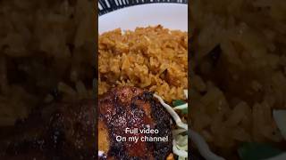 Perfect Jollof Rice amp Chicken shorts recipe [upl. by Niple]