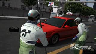 GT4 GAMEPLAY test update  Pit stop changes 12 HD [upl. by Llertnor]