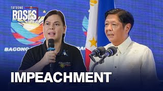 PBBM kinumpirma na may natanggap siyang text na huwag maghain ng impeachment laban kay VP Sara [upl. by Nelyaw]