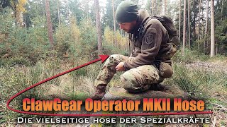 Clawgear Operator MKII  Die vielseitige Hose für Outdoor Bushcraft amp Survival  Langzeittest [upl. by Lovmilla]