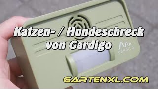 Gartentest Gardigo Katzenabwehr  Hundeabwehr mit Katzenschreck  Hundeschreck [upl. by Name]