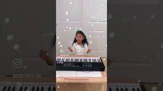 Kid playing keyboard we wish you a merry Christmas [upl. by Nyltyak92]