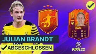 HEADLINER JULIAN BRANDT 86 🔥 GÜNSTIGE SBC LÖSUNG OHNE LOYALITÄT  FIFA 22 ULTIMATE TEAM [upl. by Hillell]