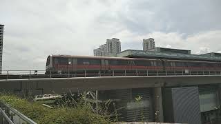 smrt c151 KHI TCC set 131132 departing Buona Vista [upl. by Griffith496]