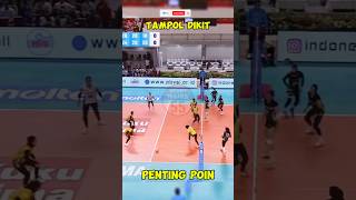 Malah cuma dilihatin doang volleyball voli livoli proliga voliindo volimania trending [upl. by Ecadnak]