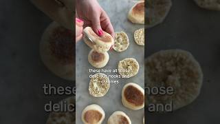 Making homemade English muffins is easier than you might expect homemade englishmuffins [upl. by Ailati88]