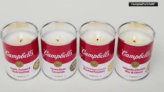 Campbells to release candles that smell like green bean casserole other Thanksgiving favorites [upl. by Aihsenet429]