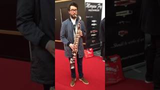 Krzysztof UrbanskiStraight Tenor SaxMorgan Fry Super Vintage Mouthpiece  Franfurt Musikmesse [upl. by Yanetruoc]