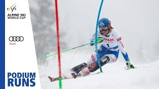 Petra Vlhova  3rd place  Ladies Slalom  Spindleruv  FIS Alpine [upl. by Rech]