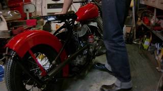 Dangerous Dirk Harley Davidson Flathead UL Bobber [upl. by Loren]