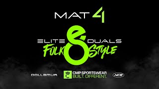 Mat 4  2024 Elite 8 Duals  Folkstyle [upl. by Ruthanne961]