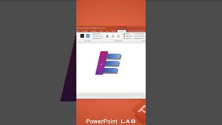 Design E shape logo on PowerPoint powerpointtutorial powerpoint [upl. by Cardwell760]