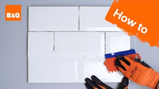 How to grout tiles [upl. by Ledda]