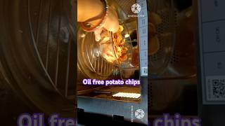 Crispy Microwave Potato Chips In 1 Mins  NoFry NoOil Quick Healthy Potato Chips Recipe [upl. by Pomfrey104]