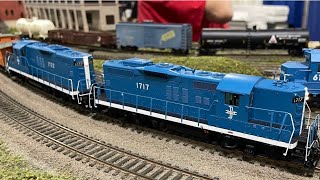 Big E Train Show 2024 Springfield Massachusetts highlights 12724 [upl. by Adnohsel]