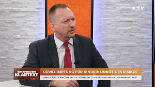 CovidImpfung für Kinder Unnötiges Risiko  Wir sprechen Klartext [upl. by Knox436]