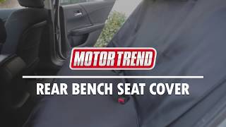 Waterproof Rear Bench Seat Cover for Cars SUVs [upl. by Salman]