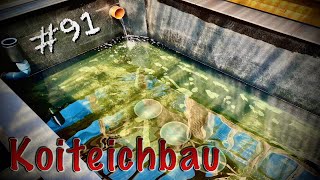 Teichbau Koiteichbau Teil 91 die 1 Befüllung vom Koiteich 🙏 endlich Wasser marsch [upl. by Alorac]