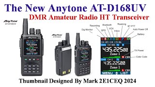 Anytone atd168uv VHF  UHF DMR Ham Radio Transceiver [upl. by Binnie282]