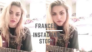 Frances Bean Cobain singing via Instagram [upl. by Drue]