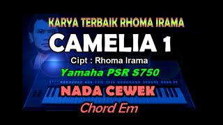 CAMELIA  Karaoke Nada Wanita  RHOMA IRAMA  By Saka [upl. by Gnos663]