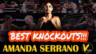 5 Amanda Serrano Greatest Knockouts [upl. by Navap329]