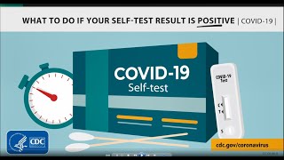 What to Do if Your SelfTest Result is Positive [upl. by Shepley196]