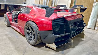 Reviving the Cheapest Lamborghini Murcielago Ever  Rear Diffuser And Tail Lights [upl. by Jaco]