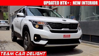 Kia Seltos HTK Plus 2021  Detailed Review with On Road Price  Seltos 2020  Petrol  Diesel  AT [upl. by Rotkiv579]