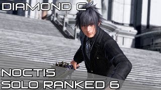 WARP TO WIN Dissidia Final Fantasy NT DFFNT  Noctis Ranked Solo Matches 06 Diamond B [upl. by Nicram]