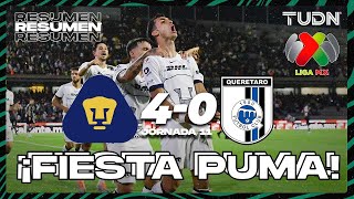 Resumen y goles  Pumas 40 Querétaro  AP2023J11  Liga Mx  TUDN [upl. by Ammadas]