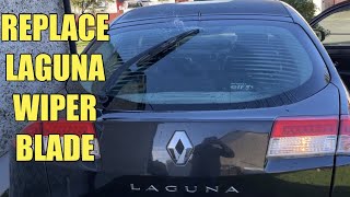 How To Replace your Renault Laguna 3 Rear Wiper Blade 2007  2015 [upl. by Nolrak38]