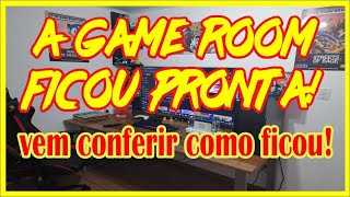 GAME ROOM ESTÁ PRONTA  VENHA CONFERIR [upl. by Anayi]