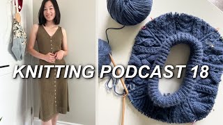 podcast ep 18  COMPLETED MELIDES DRESS reviving the Arctic Light Sweater amp my Japan trip [upl. by Nodyarb]