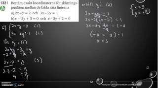 Matematik 5000 Ma 2c Kapitel 1 Ekvationssystem Substitutionsmetoden 1321 [upl. by Nirual230]