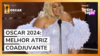 Oscar 2024 DaVine Joy Randolph vence como Melhor Atriz Coadjuvante [upl. by Free]