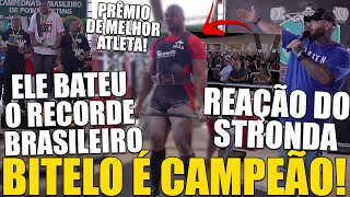 É OFICIAL BITELO BATE 2 RECORDES E É CAMPEÃO STRONDA COMEMORA E ANUNCIA PATROCÍNIO DA GROWTH [upl. by Leiand139]